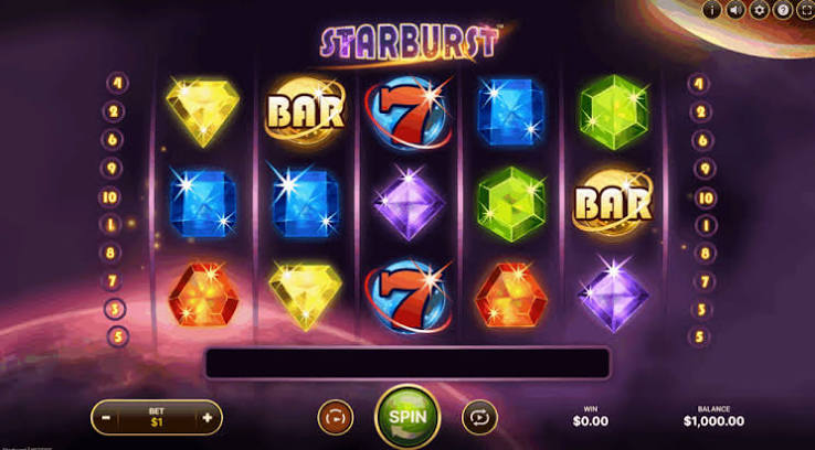 Starburst Spilleautomat Oplev Universal Underholdning